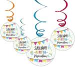  Szülinapi Partim Folyamatban! Függő Dekoráció, 6 db-os