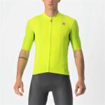 Castelli - tricou pentru ciclism cu maneca scurta Endurance Elite Jersey - galben fluo negru (CAS-4522022-383) - trisport