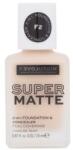 Revolution Relove Super Matte 2 in 1 Foundation & Concealer fond de ten 24 ml pentru femei F2