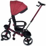 KidsCare Tricicleta copii, Kids Carepliabila Impera rosu, scaun rotativ, copertina de soare, maner pentru parinti
