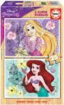 Educa Puzzle din lemn Disney Princess Educa 2x25 piese (EDU19288) Puzzle