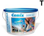 Cemix StrukturOLA Primo diszperziós vékonyvakolat, dörzsölt 2 mm 4001 white 25 kg