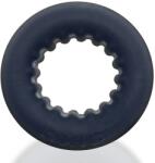 OXBALLS AXIS Ribbed Cockring Black Ice Inel pentru penis