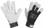 NEO TOOLS Manusi piele capra, cu velcro, negru si alb, marime 8", NEO (97-655-8)