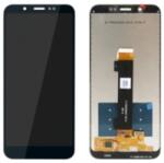 Nokia 2 V Tella, C2 Tennen, C2 Tava előlap keret, lcd kijelző és érintőpanel fekete, gyári
