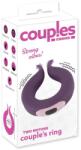 Couples Choice - akkus, 2 motoros péniszgyűrű (lila) - sexshopcenter