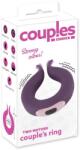Couples Choice - akkus, 2 motoros péniszgyűrű (lila) - erotikashow