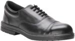 Portwest FW47 - Steelite Executive Oxford vezetői félcipő S1P, fekete (FW47BKR44) - munkavedelemzona