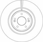 TRW Disc frana TRW DF6572 (DF6572) - automobilus