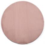 vidaXL Covor din blană ecologică de iepure 160 cm roz învechit (285088) Covor