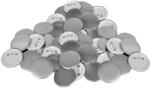 vidaXL Piese ecuson cu agrafă de prindere pe spate, 500 buc. , 58 mm (30058)