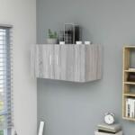 vidaXL Dulap de perete, gri sonoma, 80x39x40 cm, lemn prelucrat (815514) Raft
