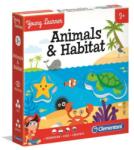 Clementoni - Állatok élőhelyei - Animals Habitat - Oktató játék (MDT50582)