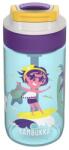 KAMBUKKA Lagoon Kids szívószálas gyerek kulacs 400 ml - Surf Girl