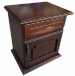 Ramely Noptiera Insertie Lemn Culoare Nuc - 49x58x36 Cm
