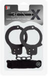 BondX Metal Cuffs & Love Rope Set fekete bilincs és kötöző