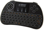 SAVIO Tastatura SAVIO KW-01 Wireless , TV Box, Smart TV, consoles, PC QWERTY English Black (SAVWK-01)