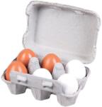 Lelin Комплект Lelin - Дървени яйца, 6 броя (L40028) - ozone