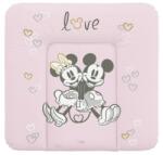 Ceba - Puha pelenkázó szőnyeg komódhoz 75x72 Disney Minnie & Mickey rózsaszínű