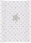 Ceba - 2 oldalas pelenkázó szőnyeg fix táblával (50x70) Comfort Stars szürke
