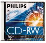 Philips CD-RW80 12x újraírható CD lemez