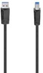Hama USB-C Cable, USB-C Plug - USB-A Plug, USB 3.2 Gen 1, 5 Gbit/s, 0.25 m (00200650) - pcone