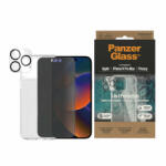 Panzer Стъклен протектор Privacy PanzerGlass iPhone 14 Pro Max Bundle (UWF Privacy screen protector, HardCase, протектор за камераt)