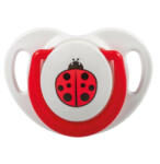 Mamajoo Ortodontikus cumi tárolódobozzal 6h+ - Piros katica