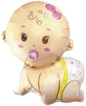 Balloons4party Balon folie bebelus fata in 4 labe 77 x 65 cm - articole-petreceri - 46,99 RON