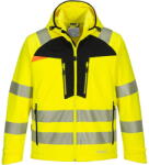 Portwest DX475 - DX4 Hi-Vis softshell dzseki (3L), sárga/fekete (DX475YBRM) - munkavedelemzona