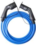  BESEN Type2 Elektromos autó töltőkábel | 22kW | 32A | 3fázis | 5m | egyenes | kék