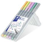 STAEDTLER Triplus Pastel 334 tűfilc készlet 0,3 mm 6db pasztell szín (TS334SB6CS1)