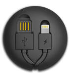 REMAX CuteBaby RC-099T 2 az 1-ben USB-micro USB + Lightning kábel 1m fehér
