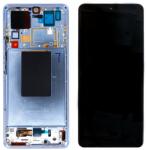  Xiaomi 12 Pro, 12S Pro Előlap keret+LCD Kijelző+Érintőüveg, Kék, Blue (56000400L200, 56000900L200) Service Pack