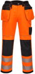 Portwest PW306 - PW3 Hi-Vis Stretch Holster nadrág, narancs/fekete (PW306OBR38) - munkavedelemzona