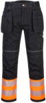 Portwest PW307 - PW3 Hi-Vis Class 1 Holster nadrág, narancs/fekete (PW307OBR42)