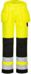 Portwest PW242 - PW2 Hi-Vis Holster nadrág, sárga/fekete (PW242YBR32) - munkavedelemzona