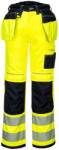 Portwest PW306 - PW3 Hi-Vis Stretch Holster nadrág, sárga/fekete (PW306YBR44) - munkavedelemzona
