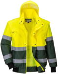 Portwest C565 - X Range Hi-Vis 3: 1 bomber dzseki, sárga (C565YGRXXXL) - munkavedelemzona
