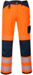 Portwest PW340 - PW3 Hi-Vis nadrág, narancs/tengerészkék (PW340ONR38) - munkavedelemzona