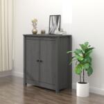vidaXL Servantă, gri, 70x35x80 cm, lemn masiv de pin (813721) Comoda