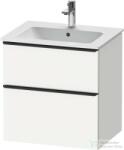 Duravit D-NEO 610x462 mm-es 2 fiókos függesztett szekrény 233663XXX mosdóhoz, White Matt Decor DE436101818 (DE436101818)