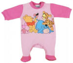  Disney Micimackó és barátai hosszú ujjú belül bolyhos rugdalózó rózsaszín lábfej nélküli (74)