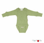 ManyMonths Body/Bluza (2 in 1) ManyMonths lână merinos - Pea Green