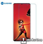 SUNSHINE Hydrogel TPU okosóra képernyővédő fólia - Ultra Clear, A TELJES KÉPERNYŐT VÉDI, ÖNREGENERÁLÓ! - 1db - SAMSUNG Galaxy S20 Plus (SM-G985F) / Galaxy S20 Plus 5G (SM-G986/B)