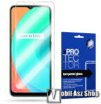 XPRO előlap védő karcálló edzett üveg - 0, 33 mm vékony, 9H, Arc Edge, A képernyő sík részét védi - Realme C11
