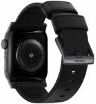 NOMAD Curea din piele rezistenta la apa NOMAD Active Pro compatibila cu Apple Watch 4/5/6/7/8/SE/Ultra 42/44/45/49mm Black/Black (NM1A41BNW0)