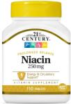 21st Century Niacin, Prolonged Release, 250 mg, 110 db, 21st Century