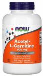 NOW Acetyl-L-Carnitine, Acetil-L-karnitin, 500 mg, 200 db, NOW Foods
