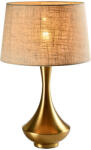 ELMARK Pietro asztali lámpa 1XE27 arany/len Elmark (ELM 955PIETRO1T)